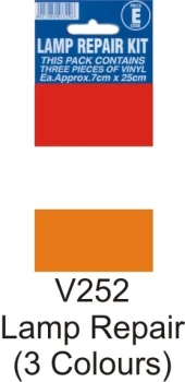Image of Lamp Repair Outside Sticker - Pack Of 3 Colours- CASTLE PROMOTIONS- V252