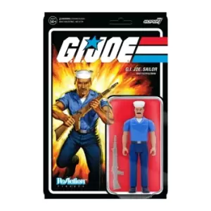 Image of G.I. Joe Wave 2 Blueshirt Moustache Light Brown Reaction Figure