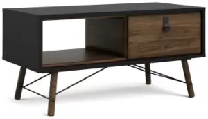 Image of Ry 1 Drawer Coffee Table - Black