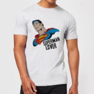 Image of DC Comics Superman Lover T-Shirt - Grey - S - Black