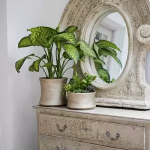 Image of Ivyline Luxe Planter White Gold - H28Cm D28Cm