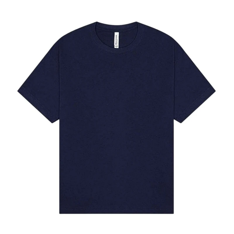Image of Bella + Canvas Mens Heavy Boxy T-Shirt in Navy Size: Small Navy Male S
