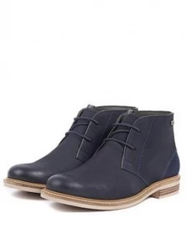 Image of BARBOUR Readhead Lightweight Chukka Boot Navy Size 9 Men