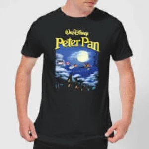 Image of Disney Peter Pan Cover Mens T-Shirt - Black