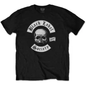 Image of Black Label Society - Skull Logo Unisex XX-Large T-Shirt - Black