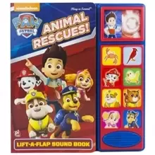 Image of Nickelodeon PAW Patrol: Animal Rescues! Lift-a-Flap Sound Book
