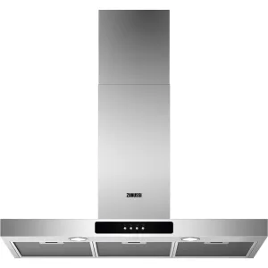 Image of Zanussi ZFT519X 90cm Flat Chimney Cooker Hood