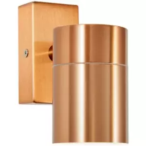 Image of Zinc Downlight Wall Light LETO Copper Up and down light Outdoor Lights Exterior Additional Security Lighting Effect Front Door LED