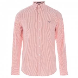 Image of Gant Gant Long Sleeve Pop Stripe Shirt - Rose 629