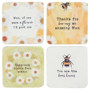 Image of A Daisy Picking Coaster Pack Of 24