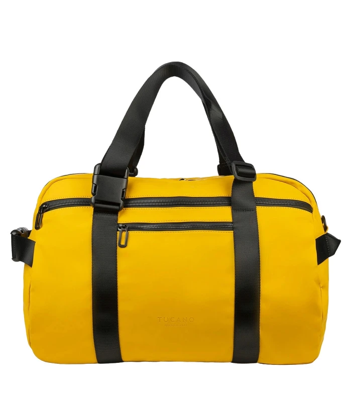 Image of Tucano Gommo duffel bag Black. Yellow