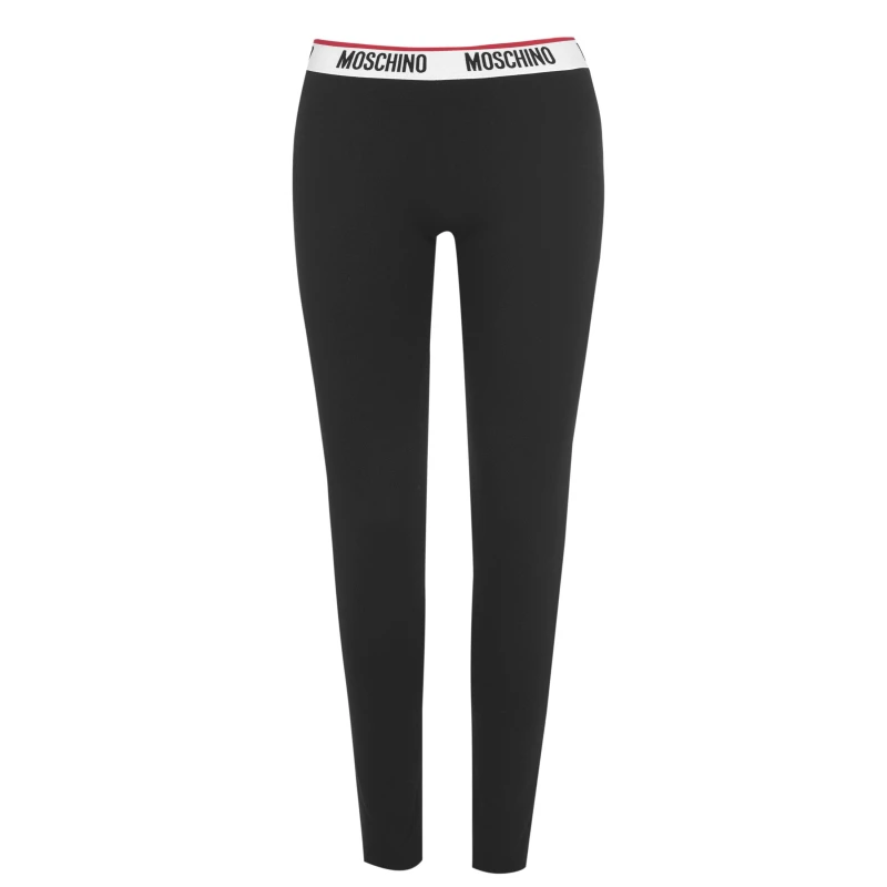 Image of Moschino Tape Leggings Black 0555 female 12 (L)