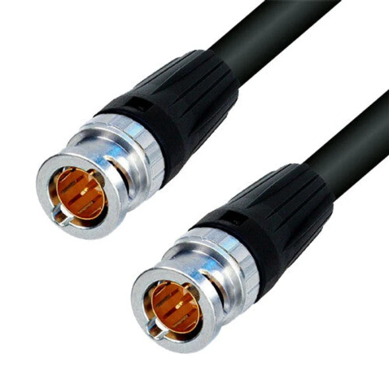 Image of Cablenet Cablenet 100m VFX2000 Neutrik Plug-Plug HD-SDI Booted Black Cable NASB2000BK-100