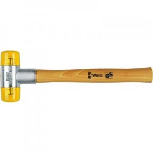 Image of Wera 100 05000005001 Soft-face hammer Hard 230g 250 mm