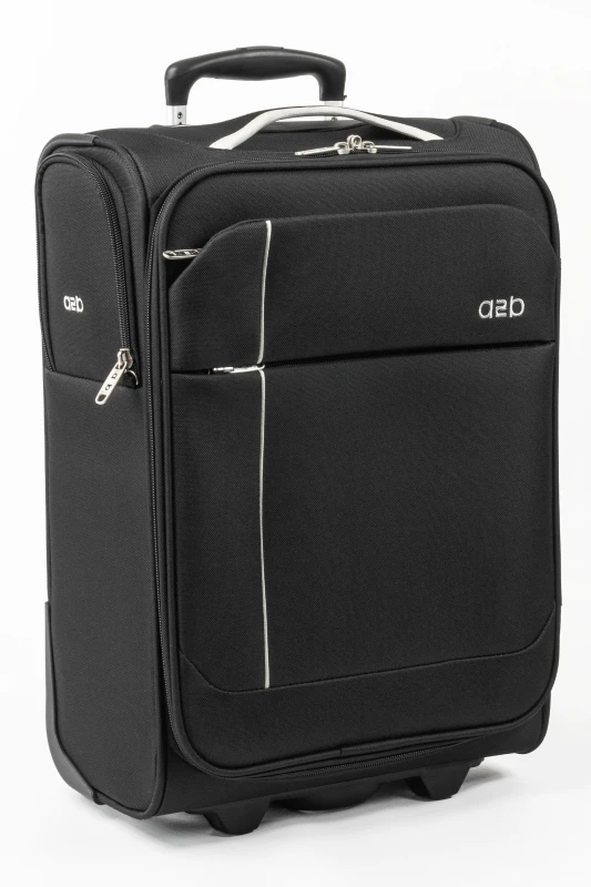 Image of A2B Odyssey 20" Extra Small Flight Case 2 Wheel Carry On Cabin Luggage in Black Size: Mini Cabin Black Unisex Mini Cabin