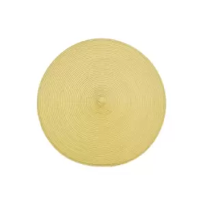 Image of Walton&co - Saffron Circular Ribbed Placemat
