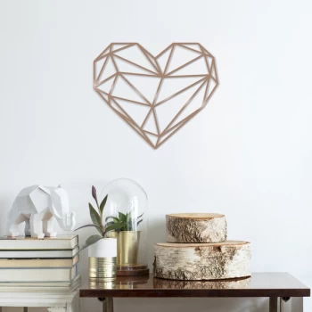 Image of Heart - Copper Copper Decorative Metal Wall Accessory