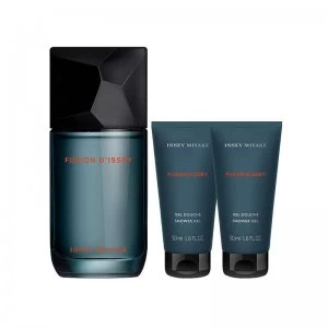 Image of Issey Miyake Fusion DIssey Gift Set 100ml Eau de Toilette + 50ml Shower Gel + 50ml Shower Gel