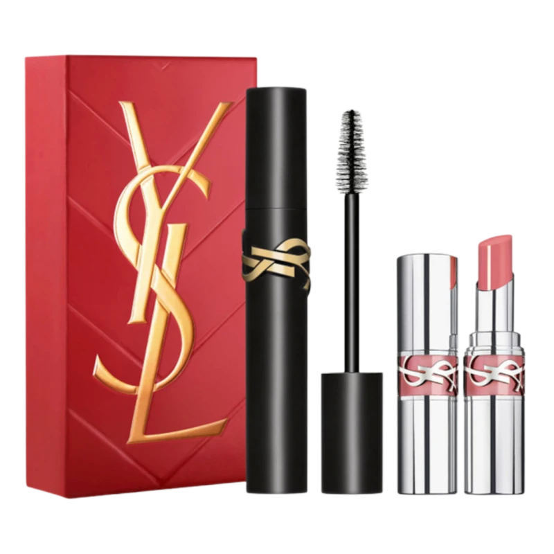Image of Yves Saint Laurent Lash Clash Mascara and Loveshine Lipstick 44 Gift Set