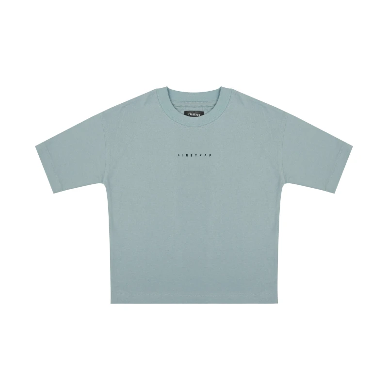 Image of Firetrap T-Shirt and Shorts Set Infants - Blue Blue 2 - 3 Years