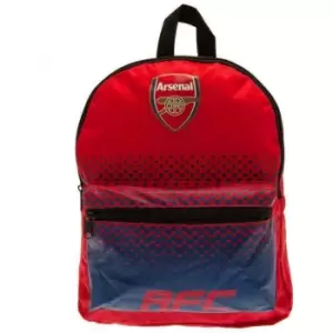 Image of Arsenal FC Backpack (One Size) (Red/Black)