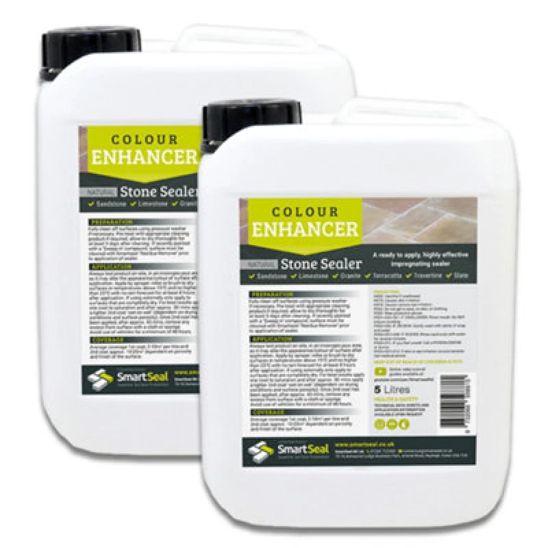 Image of Smartseal Stone Sealer, Sandstone Sealer, Natural Stone Sealer Colour Enhancer Impregnating, For Limestone, Slate, & More, 2X5L