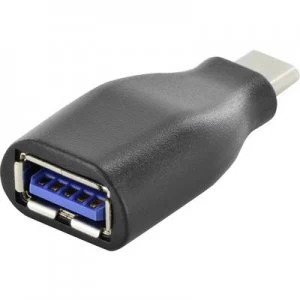 Image of Ansmann USB 3.0 Adapter [1x USB-C plug - 1x USB 3.2 1st Gen port A (USB 3.0)] AK-300506-000-S