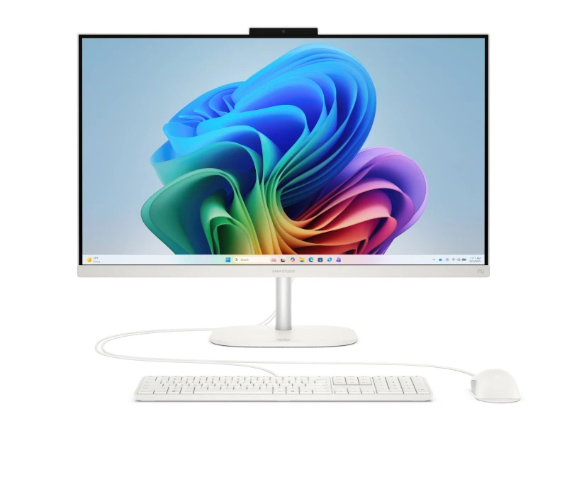 Image of HP OmniStudio All-in-One Desktop Next Gen AI 27-cw0001na PC Copilot+ PC AMD Ryzen AI 7 68.6cm (27") 1920 x 1080 pixels 16GB DDR5-SDRAM 1TB SSD
