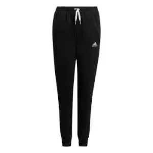 Image of adidas Entrada 22 Sweat Tracksuit Bottoms Kids - Black