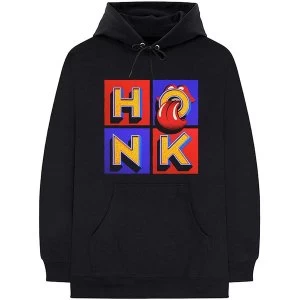 Image of The Rolling Stones - Honk Album Mens Medium Pullover Hoodie - Black