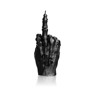 Image of Black Metallic Zombie Hand FCK Candle