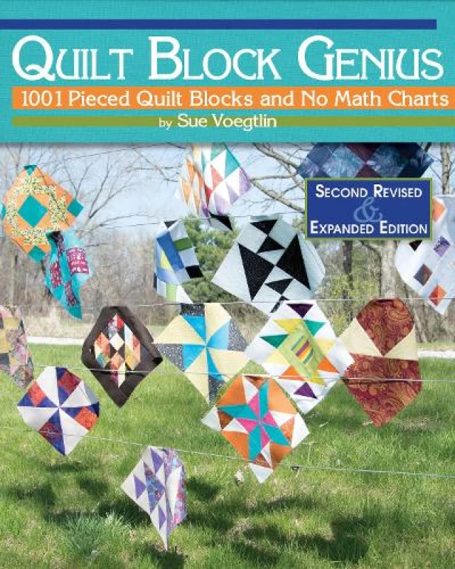 Image of Quilt Block Genius, Expanded Second Edition : 1001 Pieced Quilt Blocks and No Math Charts Paperback / softback