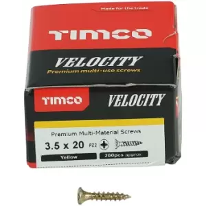 Image of Timco Multi Purpose Countersunk Velocity Screw - 3.5 x 20 (200 pack)