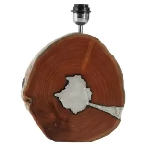 Image of Acacia Wood Table Lamp Base