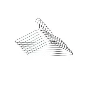 Image of Robert Dyas Wire Hanger - 8 Pack