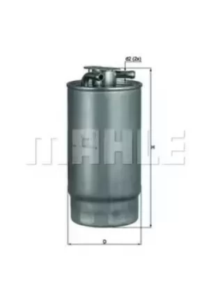 Image of Fuel Filter KL160/1 78782757 by MAHLE Original