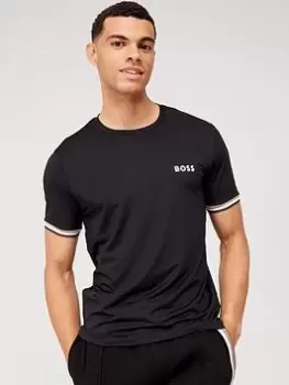Image of BOSS Mb 2 Slim Fit T-Shirt-Black, Size S, Men