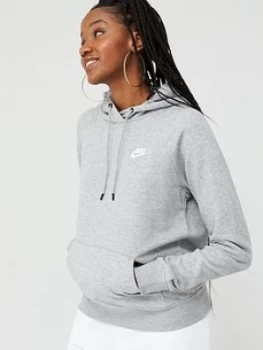Image of Nike Nsw Essential Pullover Hoodie - Dark Grey Heather
