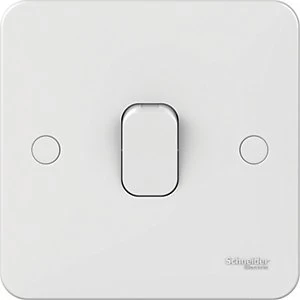 Image of Lisse 1 Gang 2 Way Light Switch - White