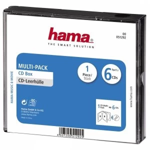 Image of Hama CD Multi-Pack (6 Packs)