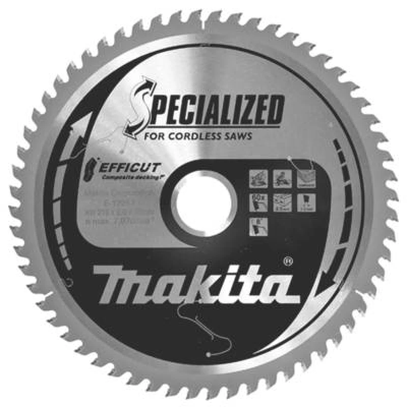 Image of Makita Makita E-12267 Circular saw blade 216 x 30 x 2mm Number of cogs: 60 E-12267