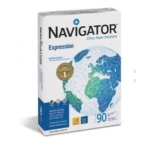 Image of Navigator A3 Expression Paper Extra Smooth 90gsm White 500 Sheets