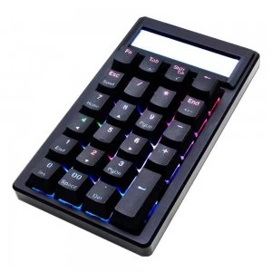 Image of Ducky Pocket Silver Cherry MX RGB Color LED Mechanical Keyboard (DK-DKPO1623ST-PUSPDAAT1)