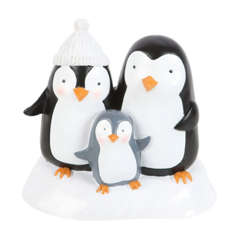 Image of Something Different Something Different Resin Penguin Ornament in Black One Size Unisex 5063574125512