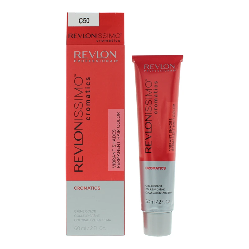 Image of Revlon Revlonissimo Cromatics C50 Purple Red Hair Colour 60ml