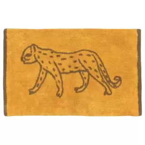 Image of Leopard Bath Mat Gold