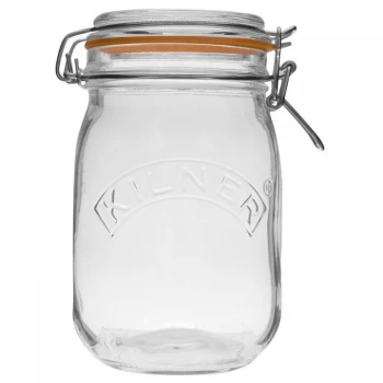 Image of Kilner 1L Clip Top Jar00 - Clear