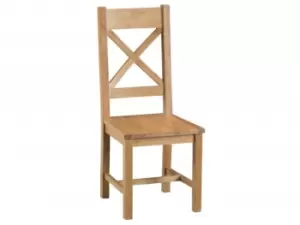 Image of Kenmore Waverley Oak Cross Back Wooden Dining Chair