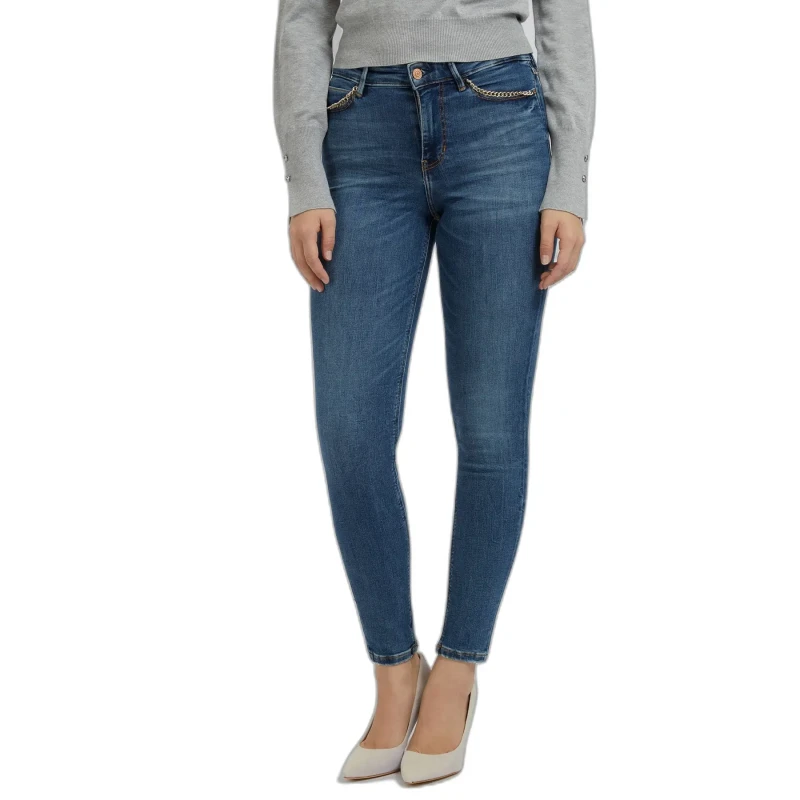 Image of Guess Womens jeans Guess 1981 Bleu Female 32x29