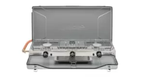 Image of Campingaz Camping Chef Folding Double Burner, Silver